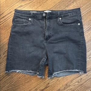 Women's dark gray/Black Denim Shorts
